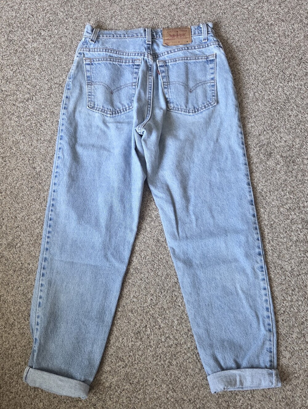 Vtg 90s Levi's 551 Relaxed Fit Tapered Denim Jeans Womens Sz 10 (29x29) USA